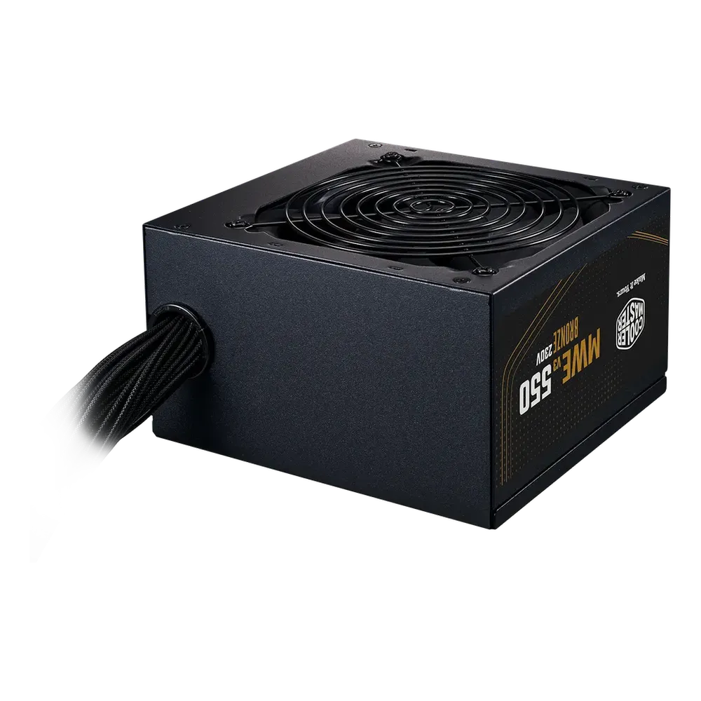 COOLER MASTER MWE 550 V3 550W 80 Plus Bronze Non Modular ATX 3.1 Power Supply - 5