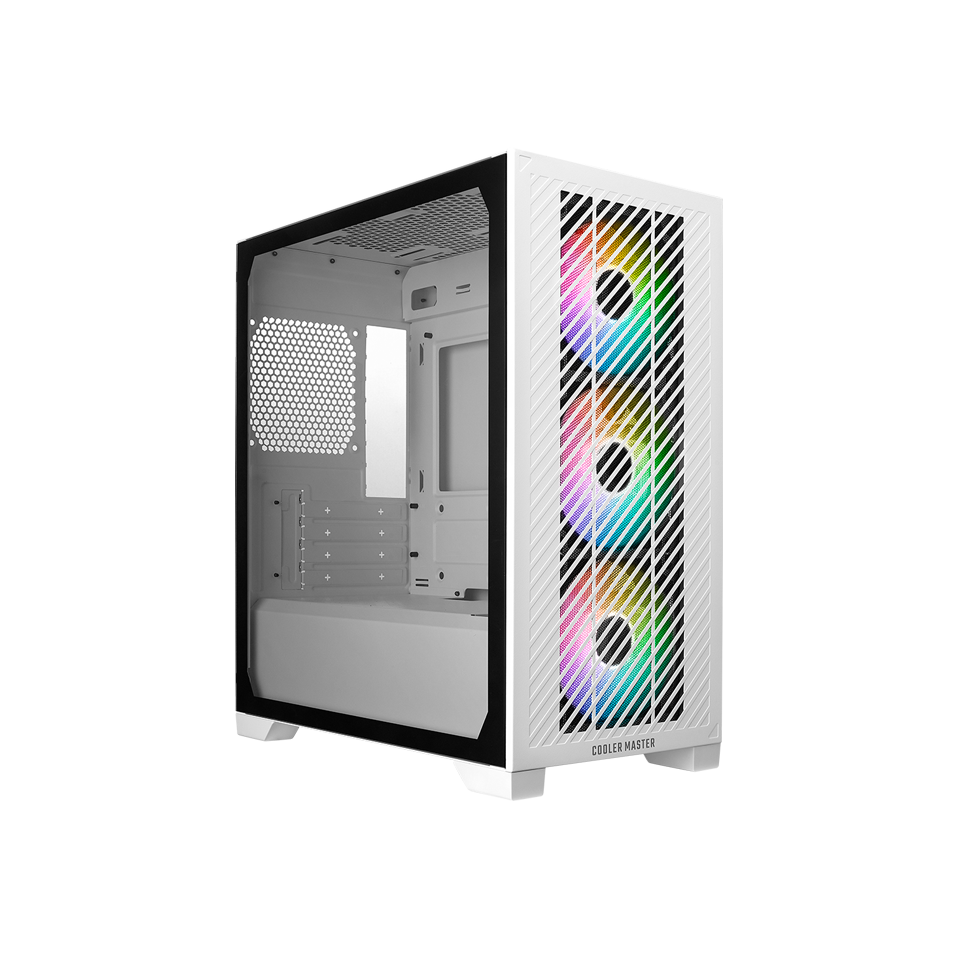 COOLER MASTER ELITE 301 ARGB (M-ATX) MINI TOWER CABINET (WHITE) – TechCure India
