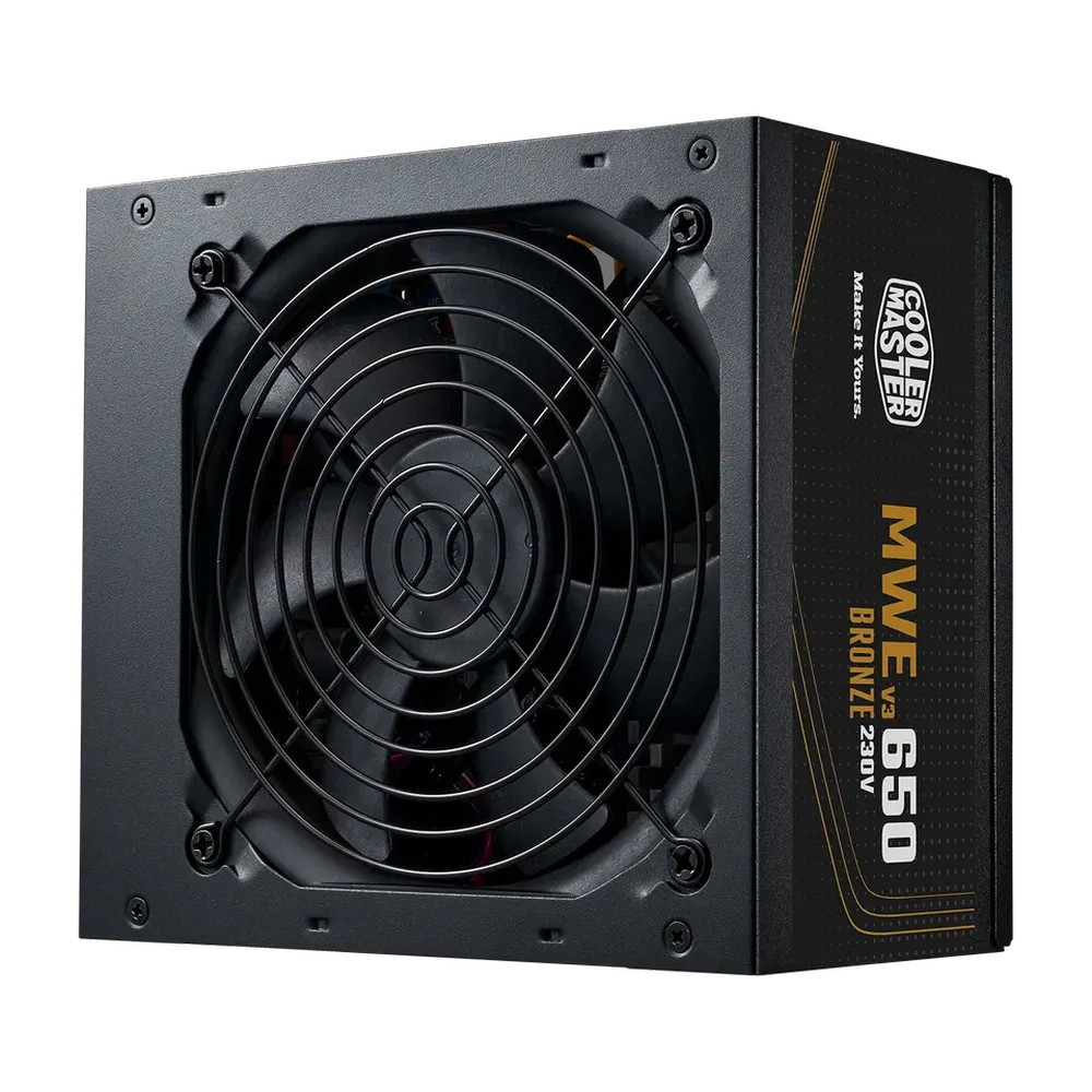 COOLER MASTER MWE 650W V3 80 Plus Bronze Non Modular ATX 3.1 Power Supply – TechCure India