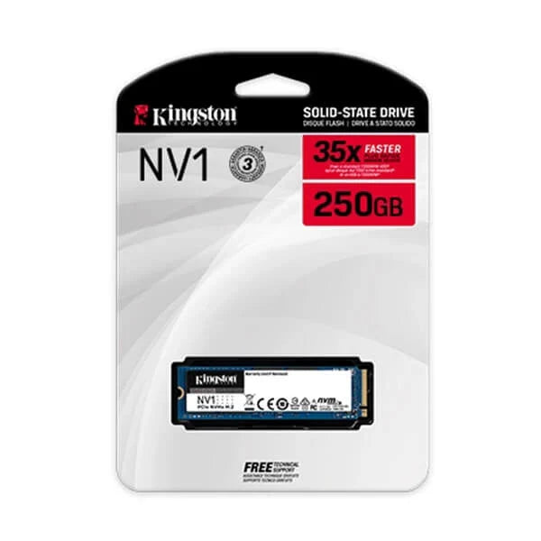 KINGSTON NV1 250GB M.2 NVMe Gen3 Solid State Drive (SSD) - 3