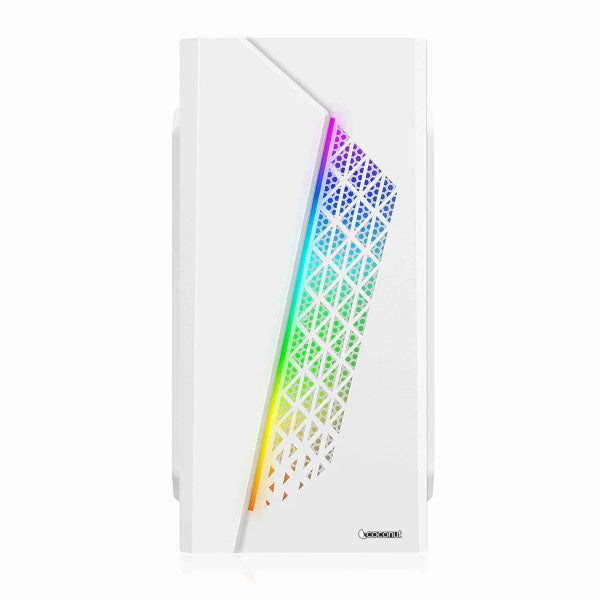 Coconut SOLAR mATX with SM45 and RGB Strip White – TechCure India
