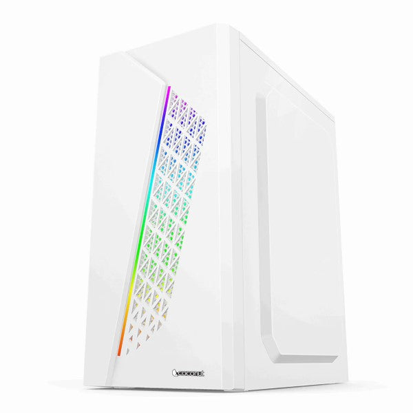 Coconut SOLAR mATX with SM45 and RGB Strip White – TechCure India