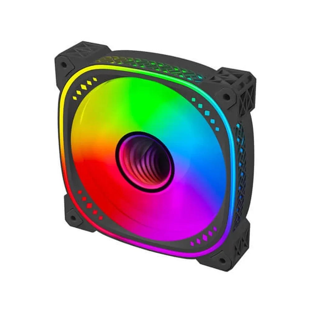 ANT ESPORTS Spectraflow ARGB Black Cabinet Fan (Triple Pack) - 2