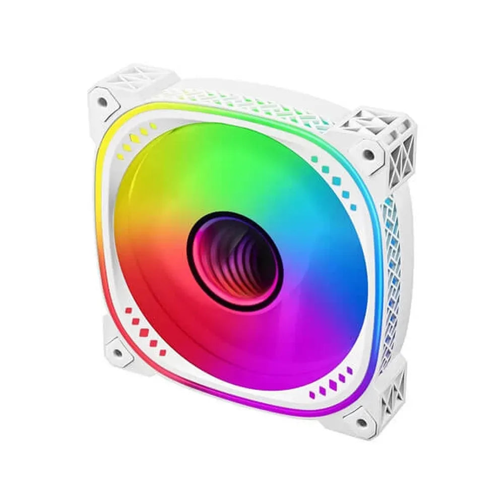 ANT ESPORTS Spectraflow ARGB White Cabinet Fan (Triple Pack) - 2