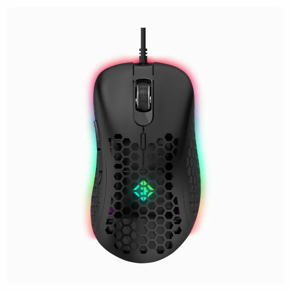 COSMIC BYTE Spectrum RGB Wired Ergonomic Gaming Mouse ( Black ) ( 12800DPI / 6 Macro Buttons )