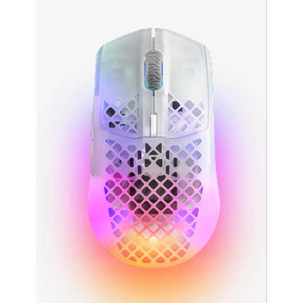 SteelSeries Aerox 3 Wireless Gaming Mouse (Ghost) – TechCure India