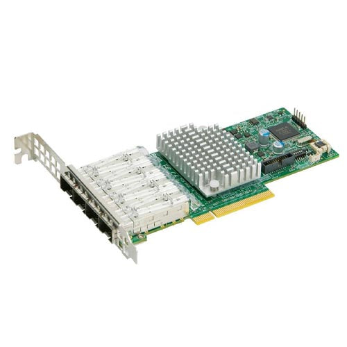 Supermicro AOC-STG-I4S 4-port 10GbE Standard LP with SFP – TechCure India