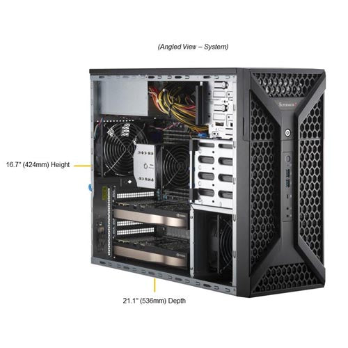 Supermicro SYS-531A-I UP Workstation Mid-Tower System – TechCure India