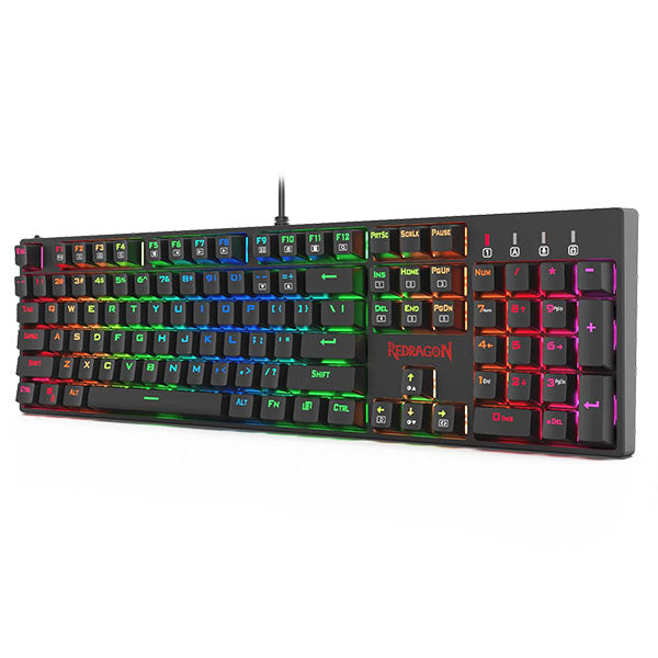 Redragon SU-RARA K582 RGB LED Backlit Mechanical Gaming Wired Keyboard – TechCure India