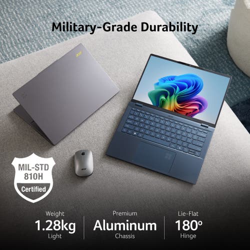 ACER SF14-51 NX.J2HSI.001 [ULTRA7-256V/16GB/1TB SSD/WIN11 HOME+MS24/14.0"/INTEGRATED GRAPHICS/1 YEAR(S)/BLUE] – TechCure India