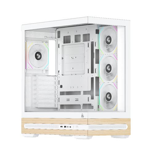 TAG Gamerz Stellar Prime ARGB EATX Mid Tower Cabinet (White) TG-C-Stellar Prime-W – TechCure India