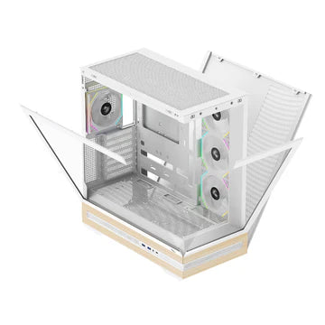 TAG Gamerz Stellar Prime ARGB EATX Mid Tower Cabinet (White) TG-C-Stellar Prime-W – TechCure India