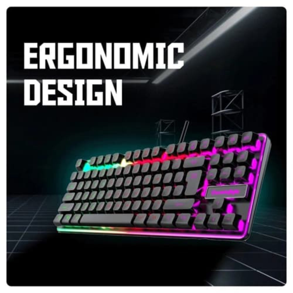 COSMIC BYTE CB-GK-20 Styx Tenkeyless RGB Wired Membrane Gaming Keyboard ( Black ) ( Membrane Switch ) - 2