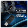 COSMIC BYTE Inferno 2.4Hz Wireless+Wired+Bluetooth 3.5mm Gaming Headphone with Mic ( Black ) - 2