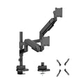 Pro Motion Arm G57.2 dual monitor arm in black - TechCure India