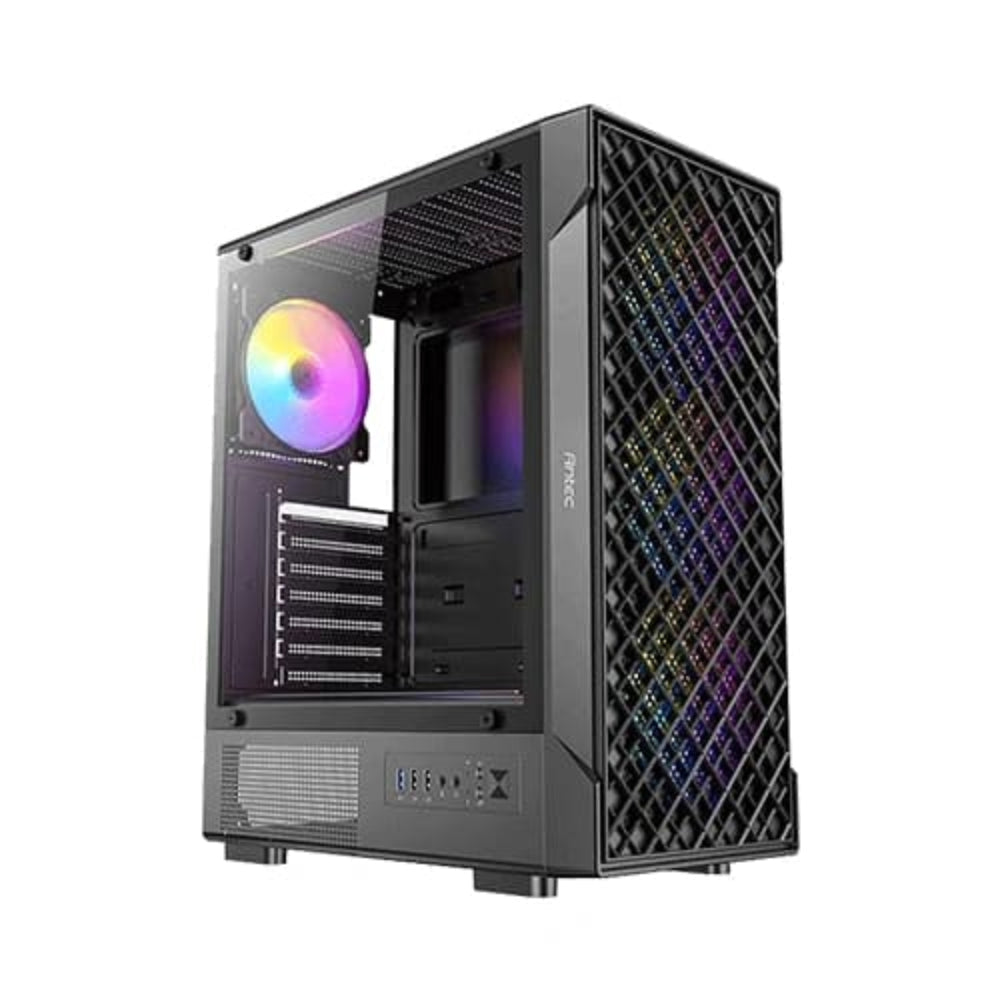 TechCure Signature 1440p Gaming PC – AMD Ryzen 7 5700X, RX 7900 XTX 24GB, 32GB DDR4, 1TB NVMe in ANTEC VX320 ARGB ATX Mid Tower Cabinet