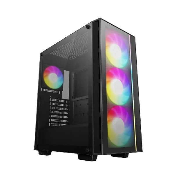TechCure Signature 1440p Gaming PC – Intel Core i9-14900K, RTX 5080 16GB, 32GB DDR4, 2TB NVMe in DeepCool MATREXX 55 V4 Mid Tower Cabinet