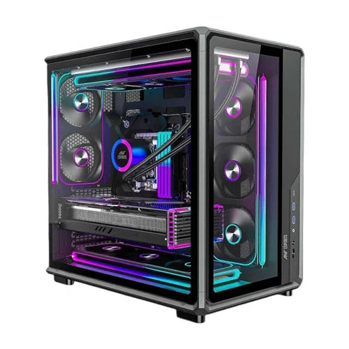 TechCure Signature 4K Gaming PC – Intel Core Ultra 9 285K, RTX 5080 16GB, 32GB DDR5, 2TB NVMe in Ant Esports Crystal X8 Frame ATX Mid Tower Case