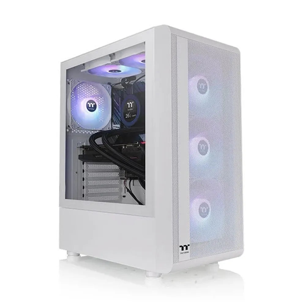 TechCure Signature Editing & 3D Workstation – AMD Ryzen 9 9900X, RX 7900 XT 20GB, 32GB DDR5, 2TB NVMe in THERMALTAKE S200 ARGB ATX Mid Tower Cabinet