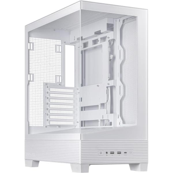 TechCure Signature Editing & 3D Workstation – AMD Ryzen 9 9900X, RX 7900 XT 20GB, 64GB DDR5, 2TB NVMe in ASUS A31 White ATX Mid-Tower Gaming Case