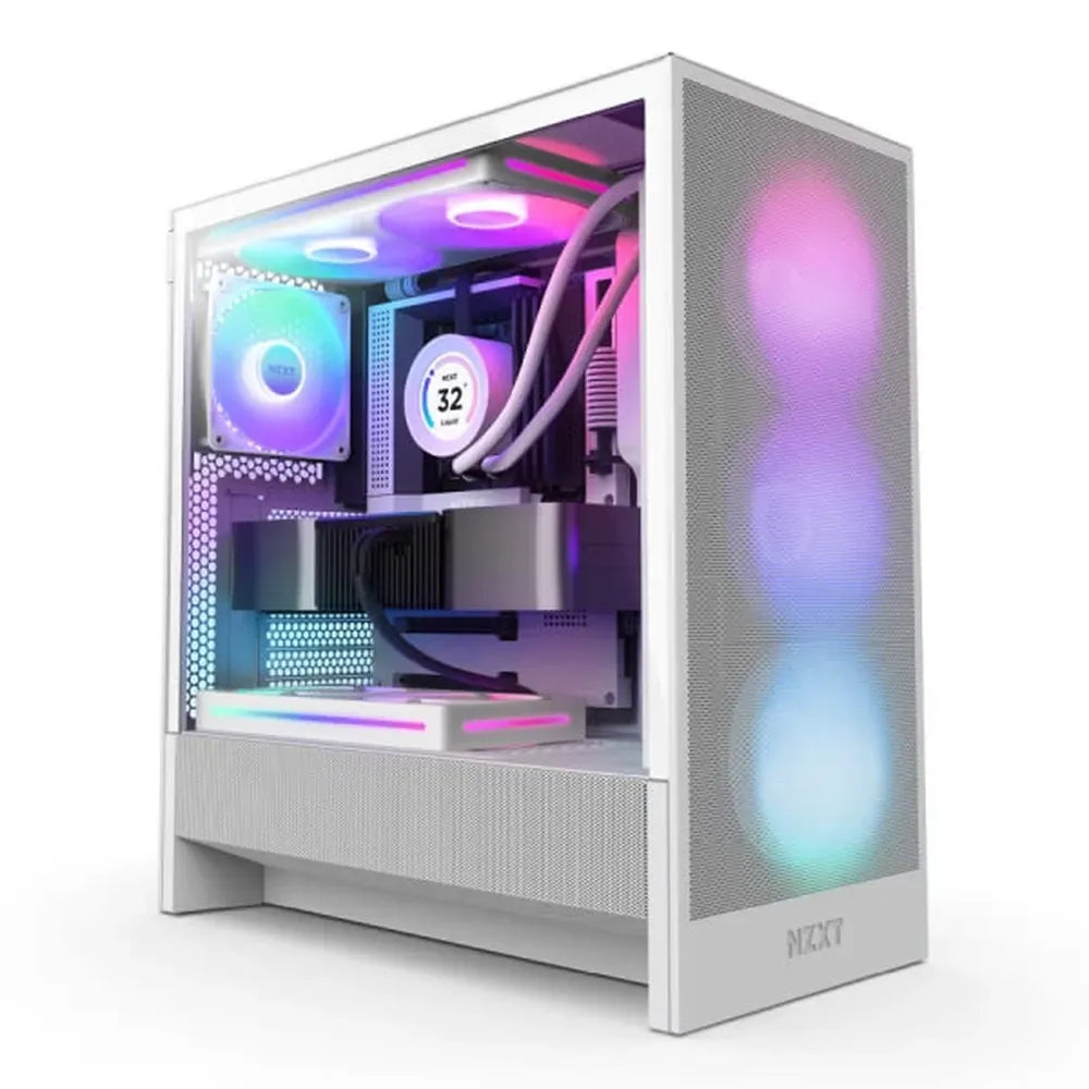TechCure Signature Editing & 3D Workstation – Intel Core Ultra 9 285K, RX 7900 XTX 24GB, 64GB DDR5, 2TB NVMe in NZXT H5 Flow RGB 2024 Edition EATX Mid Tower