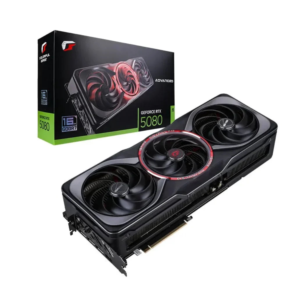 RTX 5080 16GB graphics card in the TechCure Signature Editing & 3D Workstation – Intel Core Ultra 9 285K, RTX 5080 16GB, 64GB DDR5, 2TB NVMe