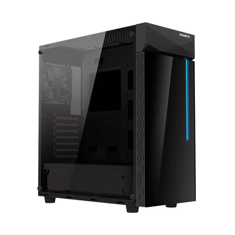 TechCure Signature Office & Home PC – AMD Ryzen 5 5500GT, Integrated Graphics, 32GB DDR4, 480GB NVMe in Gigabyte C200 Glass ATX Mid Tower Case