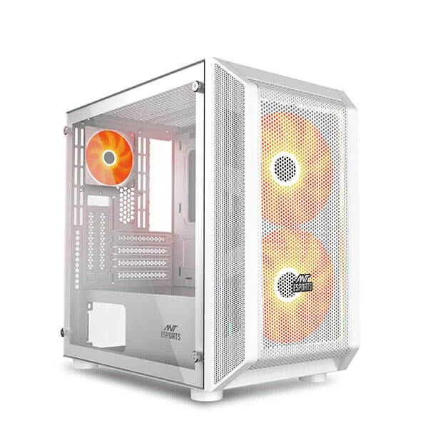 TechCure Signature Trading PC – Intel Core i7-14700, RTX 3050 6GB, 32GB DDR4, 1TB NVMe in Ant Esports 200 Air Mini Mesh Mini Tower Cabinet