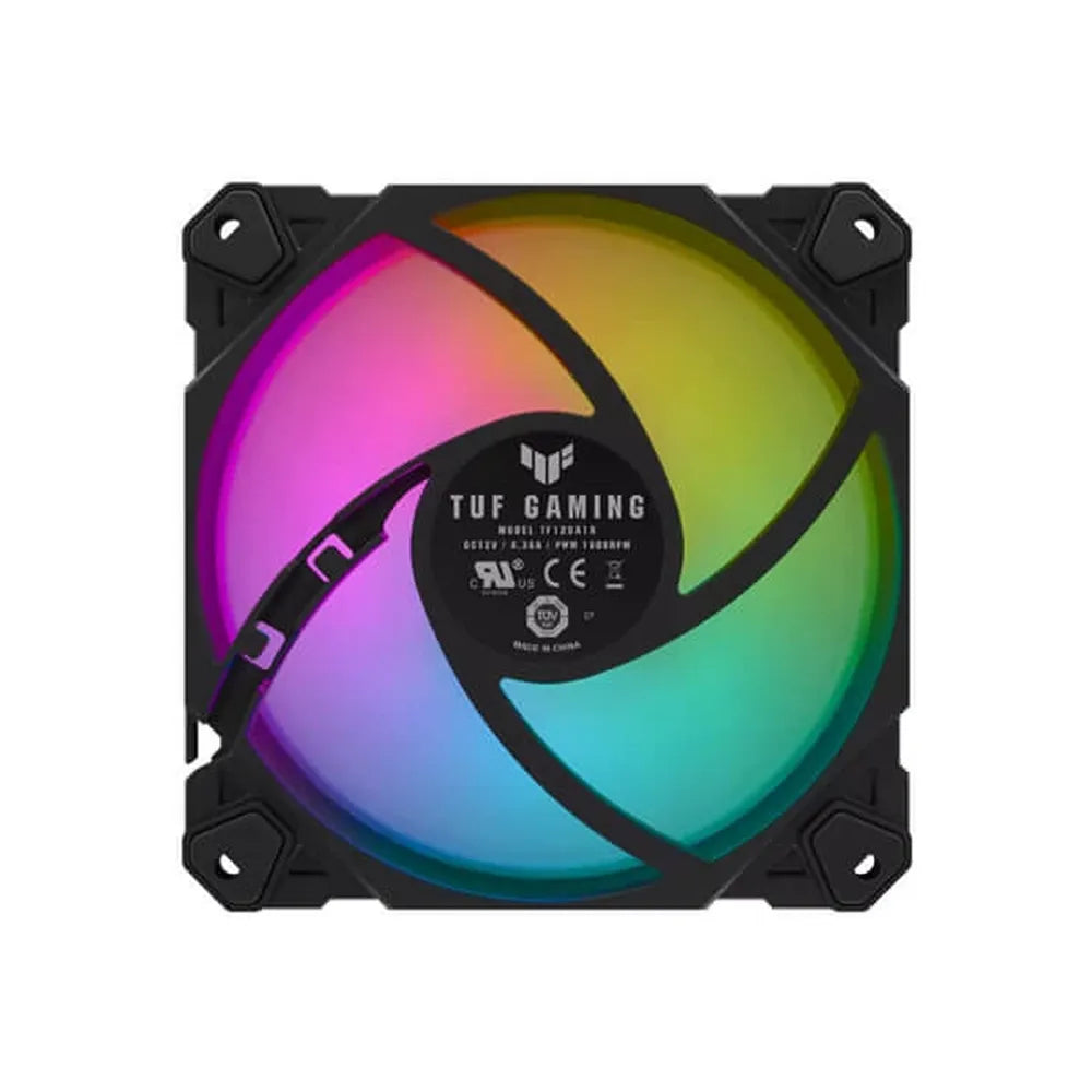 ASUS TUF GAMING TF120 ARGB Cabinet Fan ( Black ) ( Single Pack ) - 2