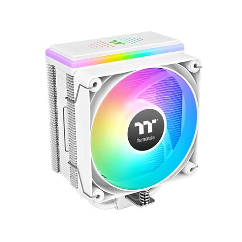 Thermaltake Astria 400 ARGB Lighting Snow White 120mm CPU Air Cooler – Model CL-P138-CA12SW-A – TechCure India