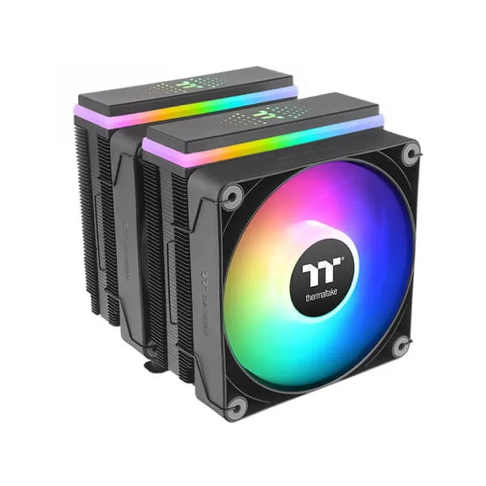 THERMALTAKE Astria 600 ARGB Dual Tower CPU Air Cooler (Black) – Model CL-P121-CA12SW-A – TechCure India