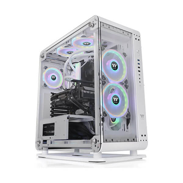 Thermaltake Core P6 Tempered Glass Snow White ATX Mid Tower Case – Model CA-1V2-00M6WN-00 – TechCure India