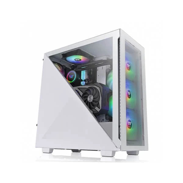 THERMALTAKE Divider 300 ARGB ATX Mid Tower Cabinet (Snow) – TechCure India