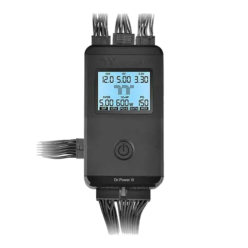 Thermaltake Dr. Power III PSU Tester Tool – Model AC-069-OO1NAN-A1 – TechCure India
