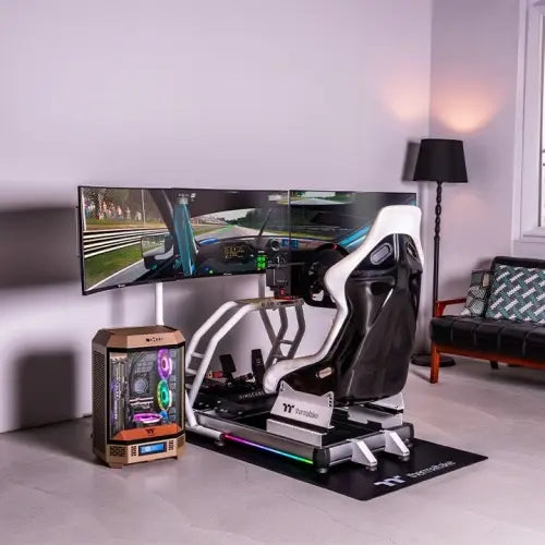 Thermaltake GR500 Racing Simulator Cockpit Snow (GSC-R50-CPASWH-01) – TechCure India