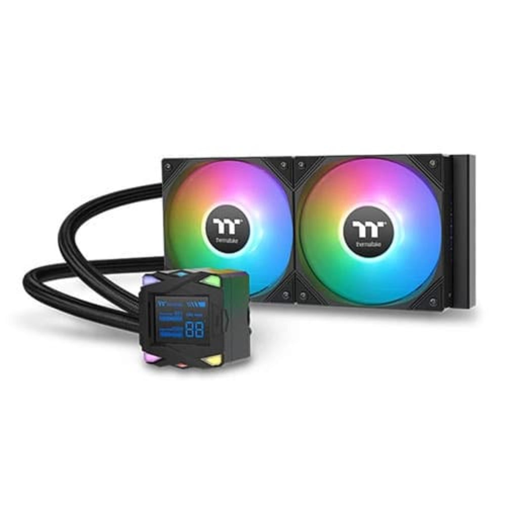 THERMALTAKE LA240-S 240mm ARGB CPU Liquid Cooler (Black) – TechCure India
