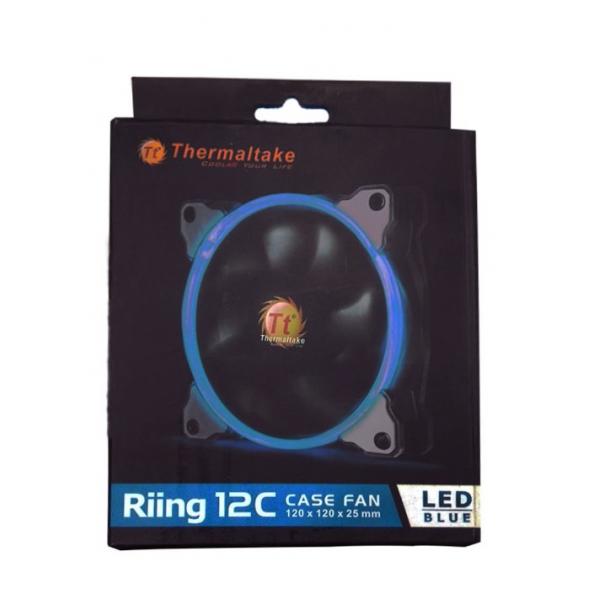 THERMALTAKE Riing 12 120mm RGB Blue LED Cabinet Fan (Black) (Single Pack) – TechCure India
