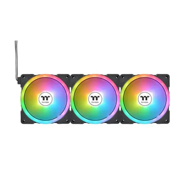 Thermaltake Swafan EX12 Argb Sync Cabinet Fan Black (Triple Pack) (CL-F167-PL12SW-A) – TechCure India