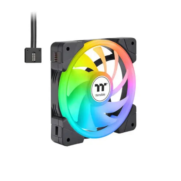 Thermaltake Swafan EX12 Argb Sync Cabinet Fan Black (Triple Pack) (CL-F167-PL12SW-A) – TechCure India