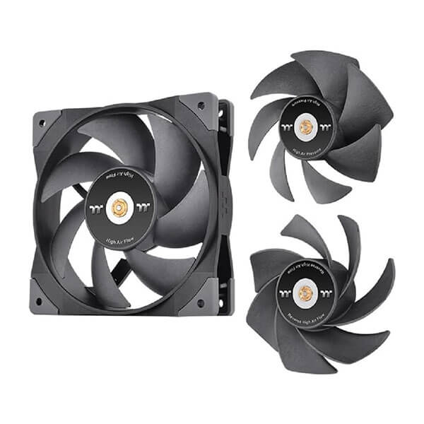 Thermaltake Swafan GT12 120mm Cabinet Fan (Single Pack) – Model CL-F155-PL12BL-A – TechCure India