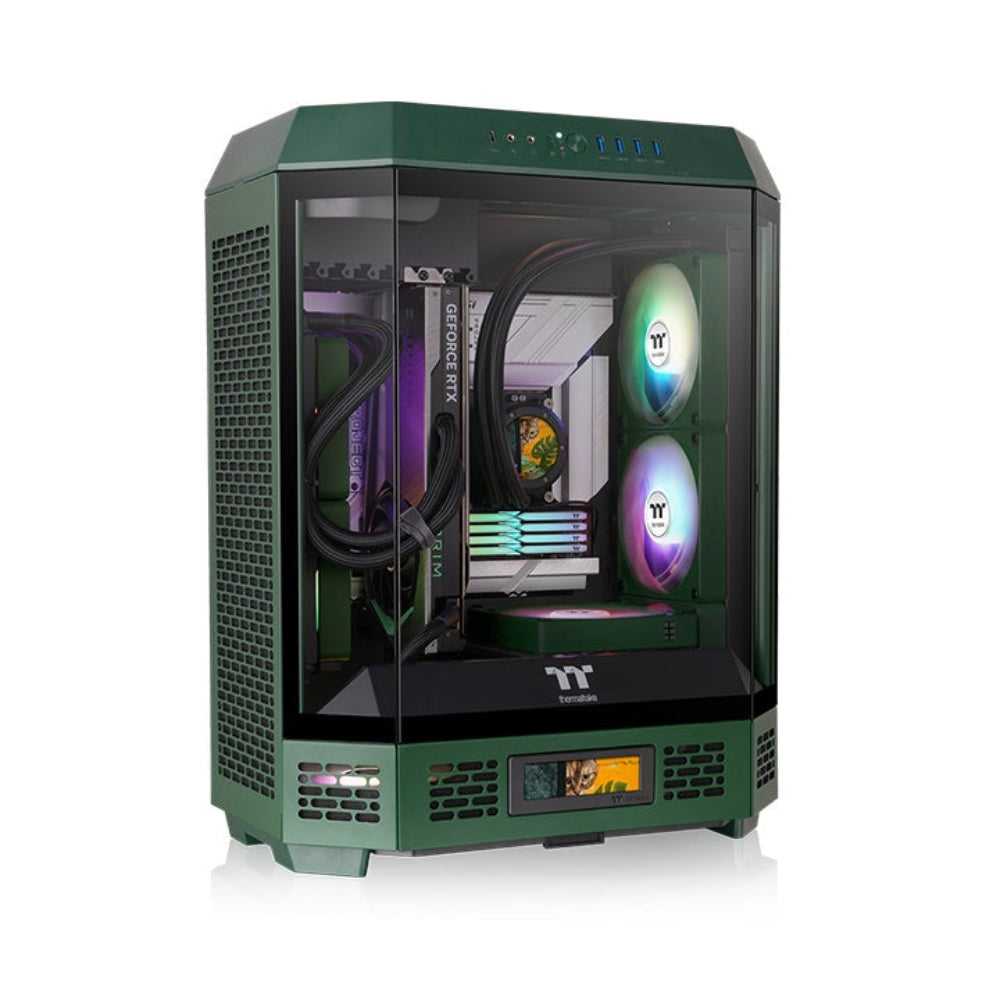 THERMALTAKE the Tower 600 ATX Mid Tower Cabinet ( Racing Green ) – TechCure India