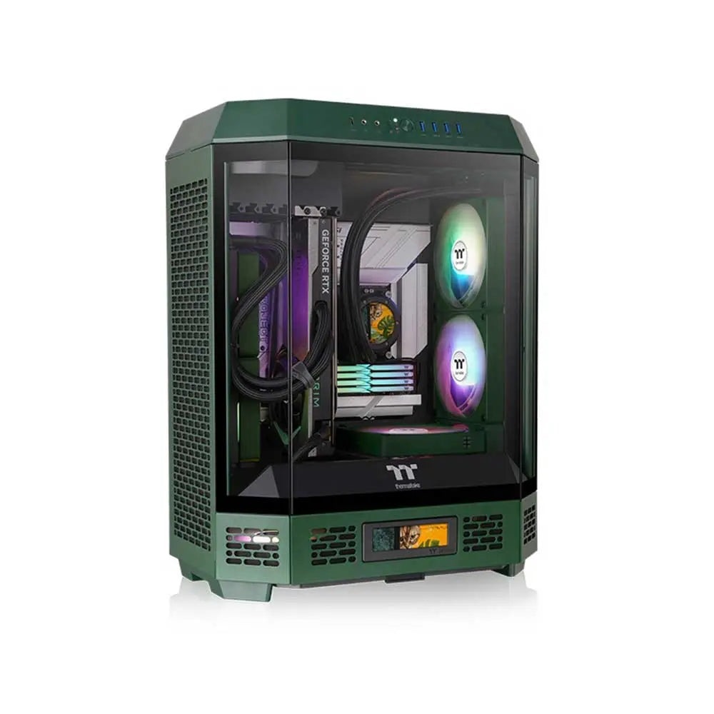 Thermaltake The Tower 600 Racing Green Mid Tower ATX Cabinet (CA-1Z1-00MCWN-00) – TechCure India