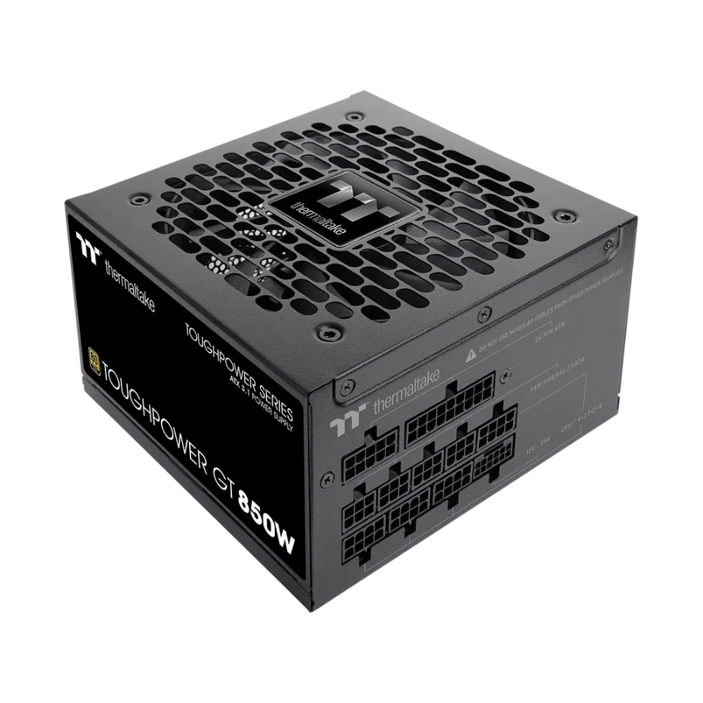 THERMALTAKE Toughpower GT850 80+ Gold ATX 3.1 Fully Modular Power Supply ( 850W ) – Model PS-TPT-0850FNFAGU-3 – TechCure India