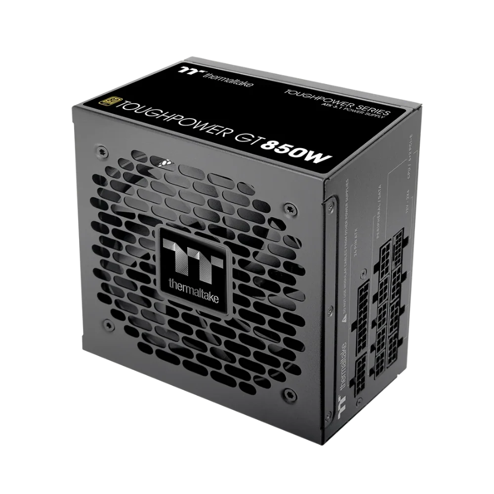 THERMALTAKE Toughpower GT850 80+ Gold ATX 3.1 Fully Modular Power Supply ( 850W ) – Model PS-TPT-0850FNFAGU-3 – TechCure India