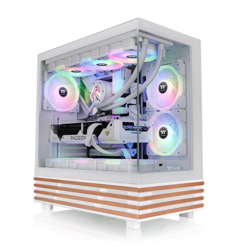 THERMALTAKE View 270 Plus WS ARGB Mid Tower Cabinet ( Snow ) – Model CA-1Y7-00M6WN-WS – TechCure India