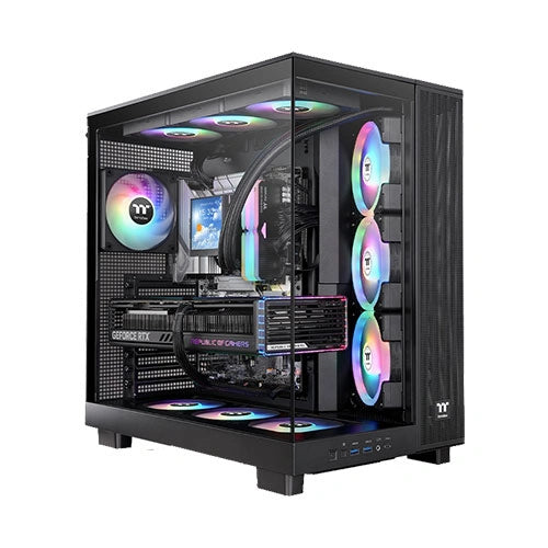 Thermaltake View 380 XL TG ARGB ATX Mid Tower Cabinet (CA-11E-00M1WN-00) – TechCure India