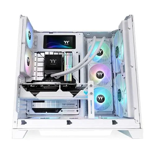 Thermaltake View 390 Air ARGB ATX Mid Tower Cabinet Snow White ( CA-11F-00M6WN-00 ) – TechCure India