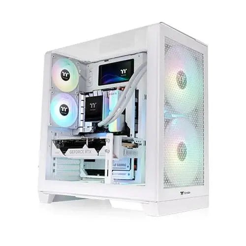 Thermaltake View 390 Air ARGB ATX Mid Tower Cabinet Snow White ( CA-11F-00M6WN-00 ) – TechCure India