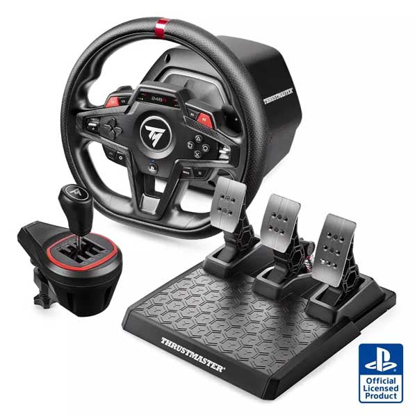 Thrustmaster T248R SHIFTER PACK TYPE C WHEEL, PEDALS AND GEARBOX (PC AND PLAYSTATION) – TechCure India