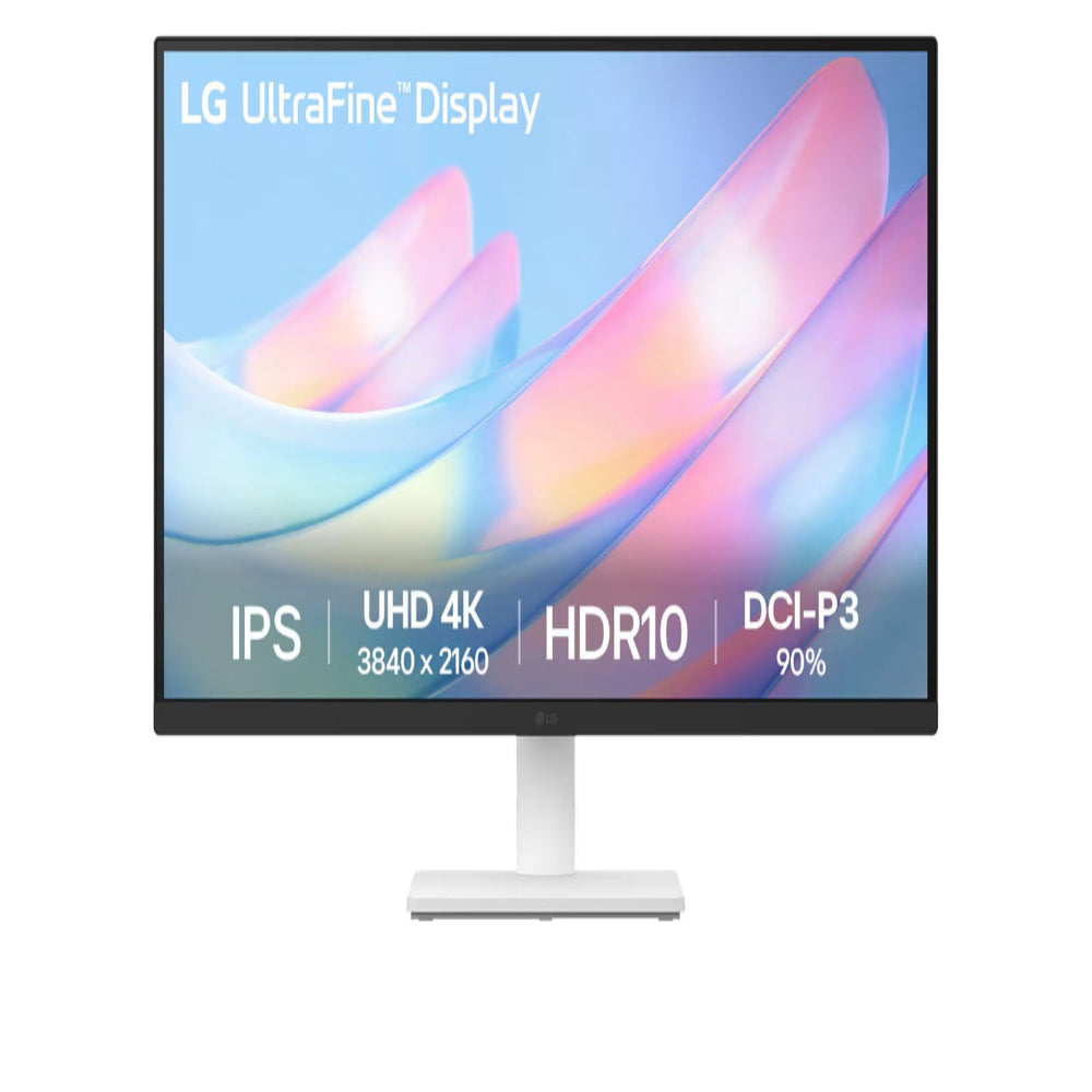 LG UltraFine 27US500-W 27 Inch 4K UHD 60Hz IPS Panel 90% SRGB 5MS Business Monitor – TechCure India